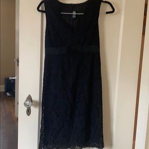 Black lace dress
